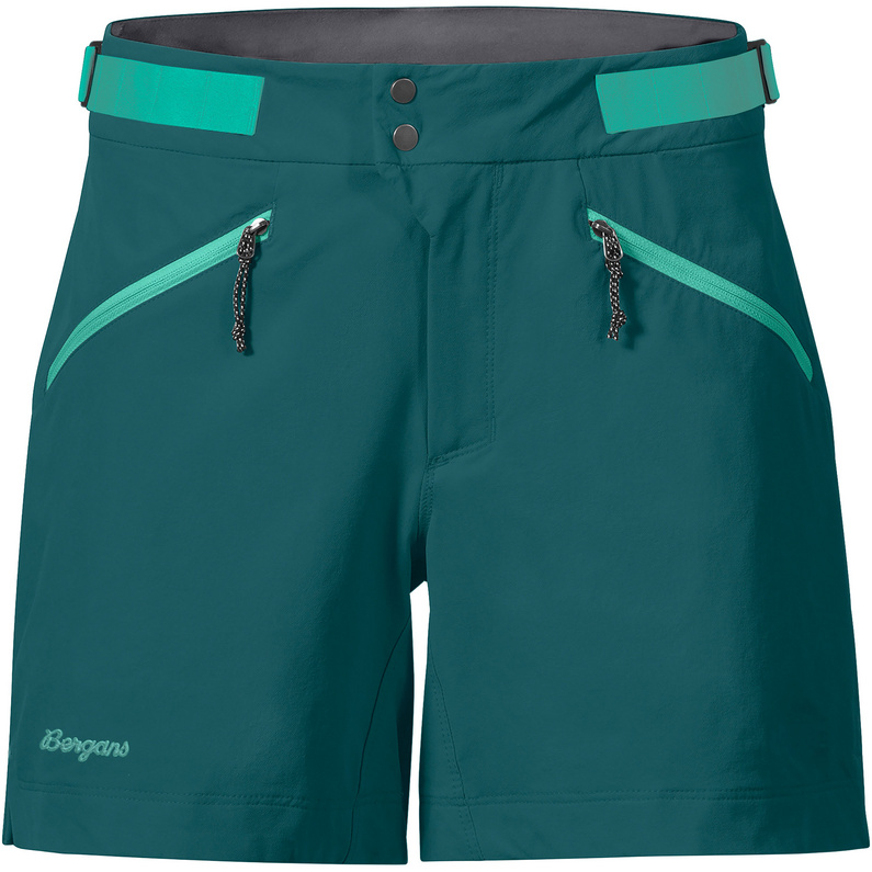 Женские шорты из софтшелла Tind Bergans, зеленый