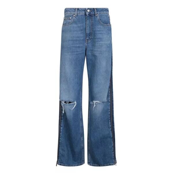 

Джинсы zip details jeans Stella Mccartney, синий