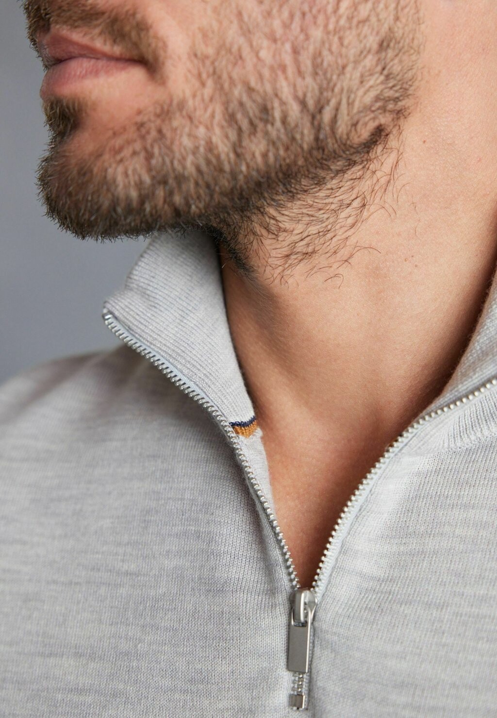 

Свитер Zip Neck Next, цвет grey