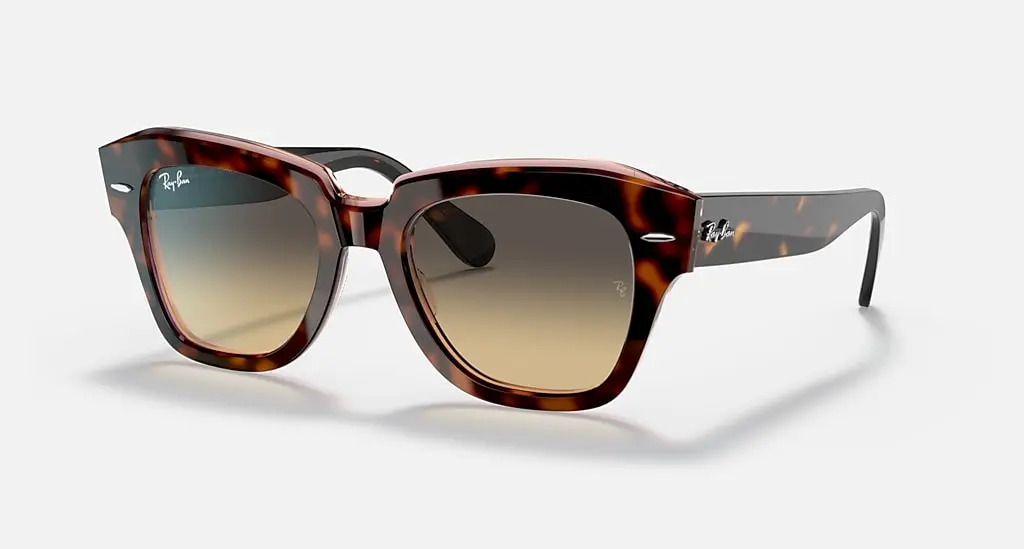 

Солнцезащитные очки Ray-Ban STATE STREET, коричневый/синий градиент