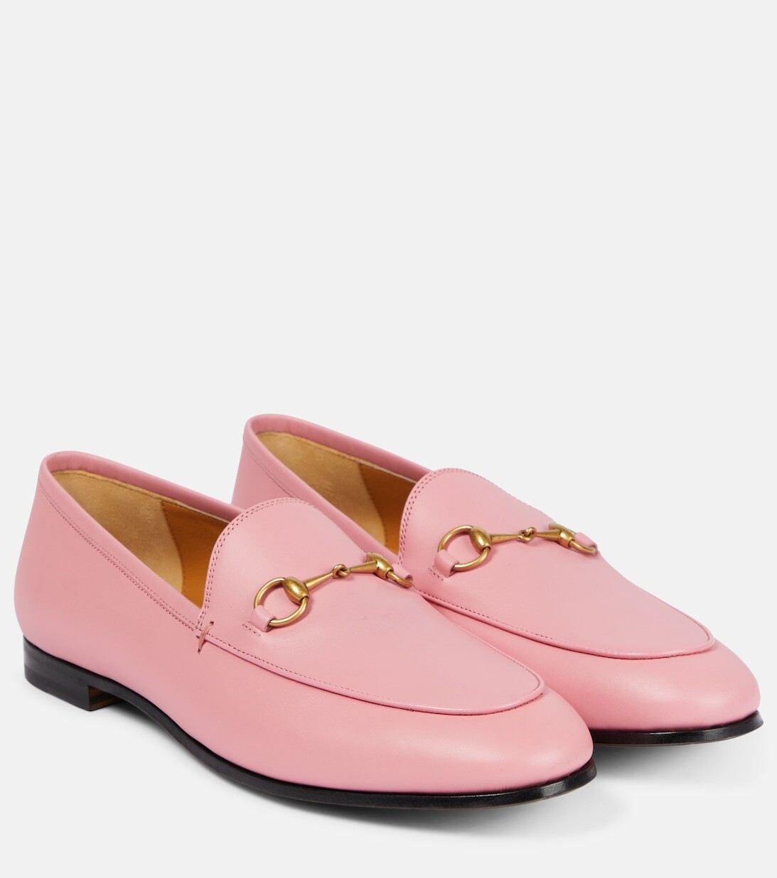 

Кожаные лоферы Gucci Jordaan Gucci, розовый