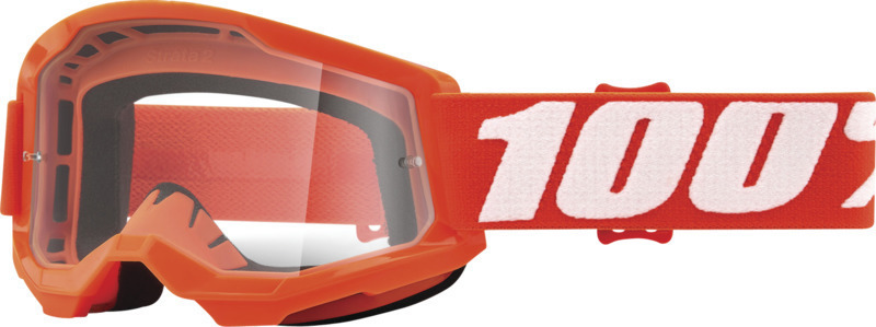 100% молодежные очки для мотокросса Strata 2 Essential 1, апельсин