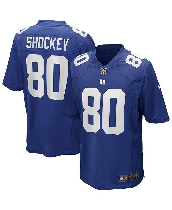 

Мужская майка игрока пенсионера Jeremy Shockey Royal New York Giants Game Nike, синий