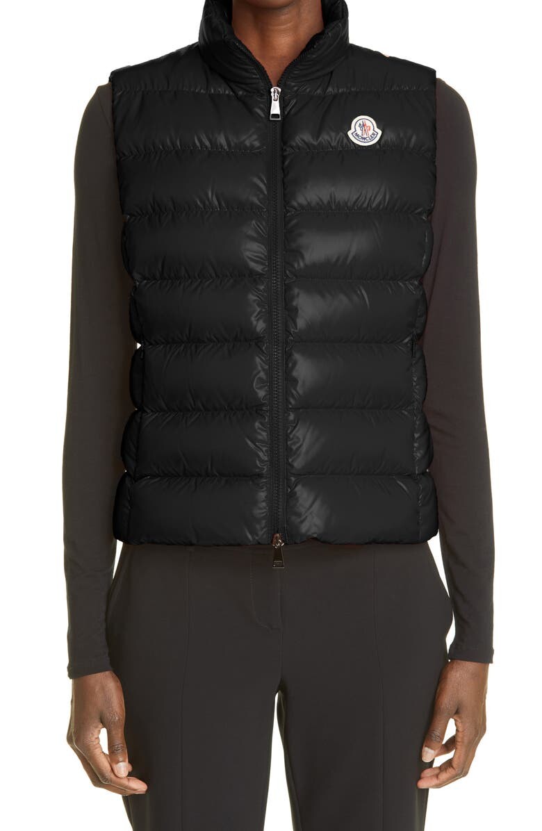 

Водостойкий пуховый жилет Ghany MONCLER, черный