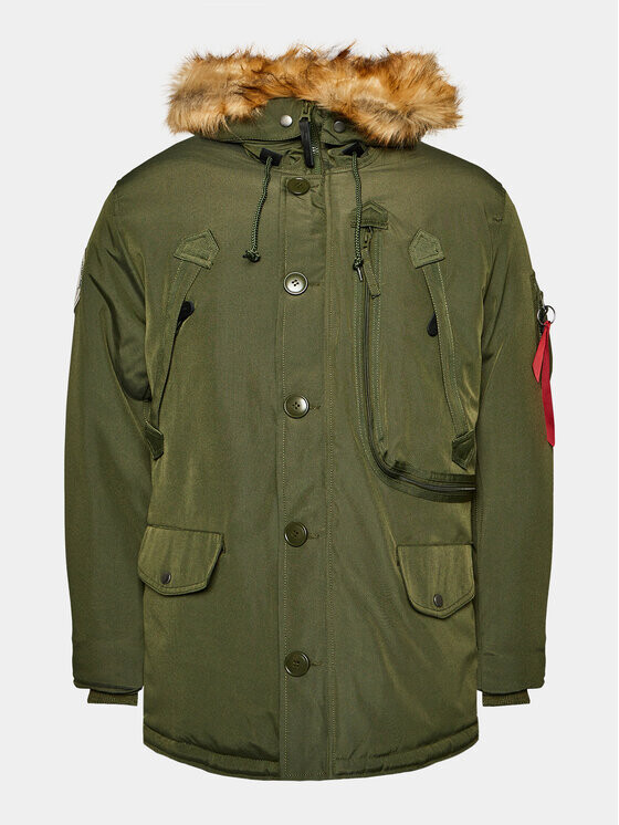 

Зимняя куртка стандартного кроя Alpha Industries, хаки