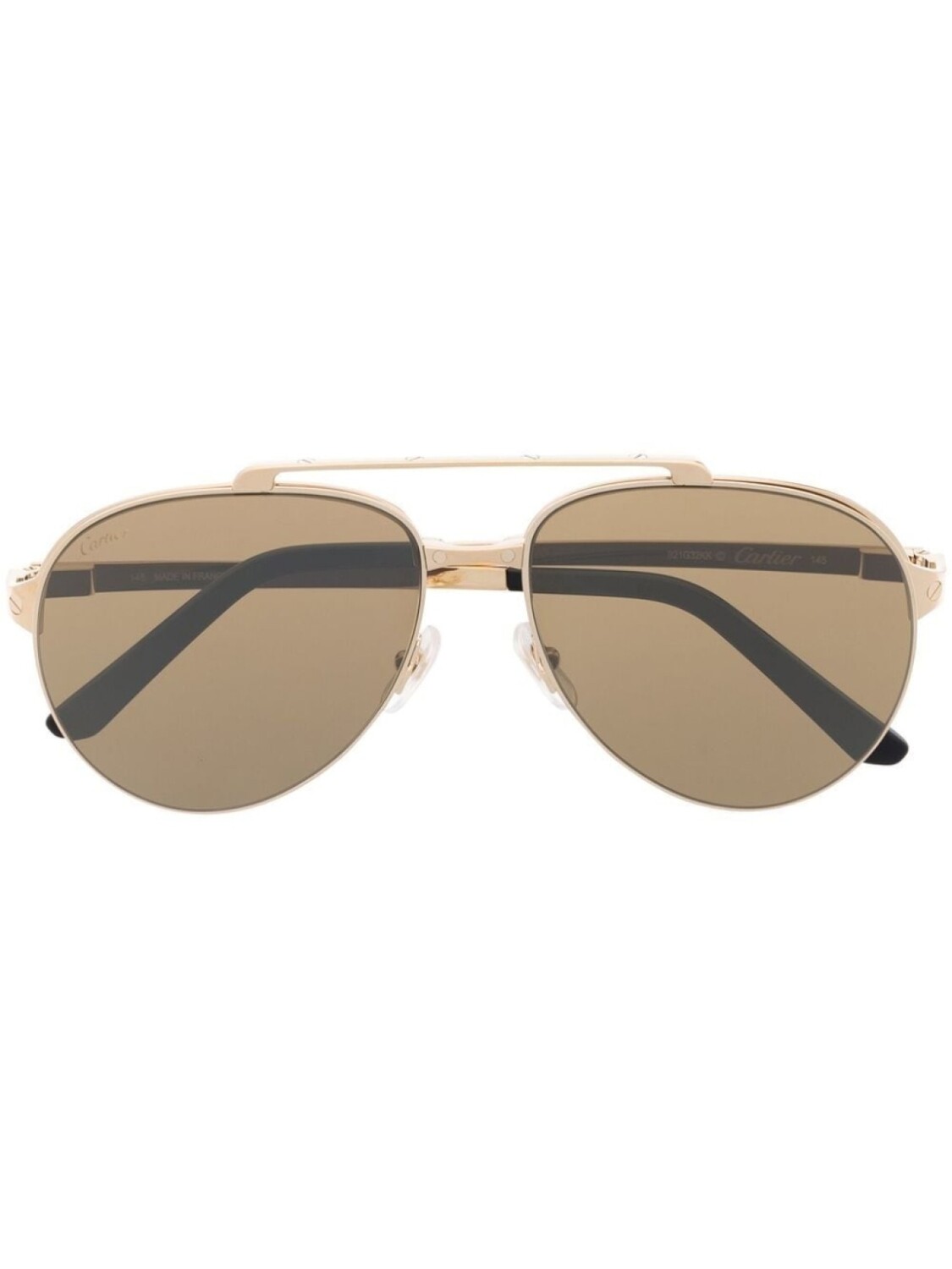 

Cartier Eyewear солнцезащитные очки-пилоты, золотой