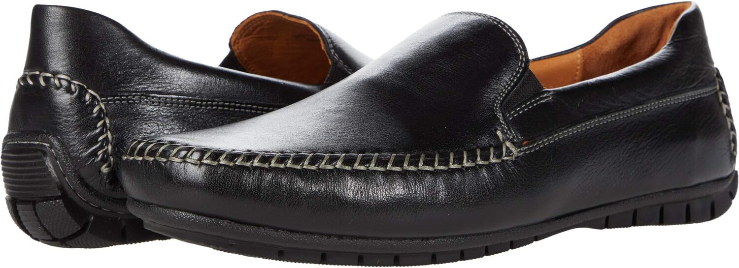 

Лоферы Cort Whipstitch Venetian Johnston & Murphy, цвет Black Full Grain