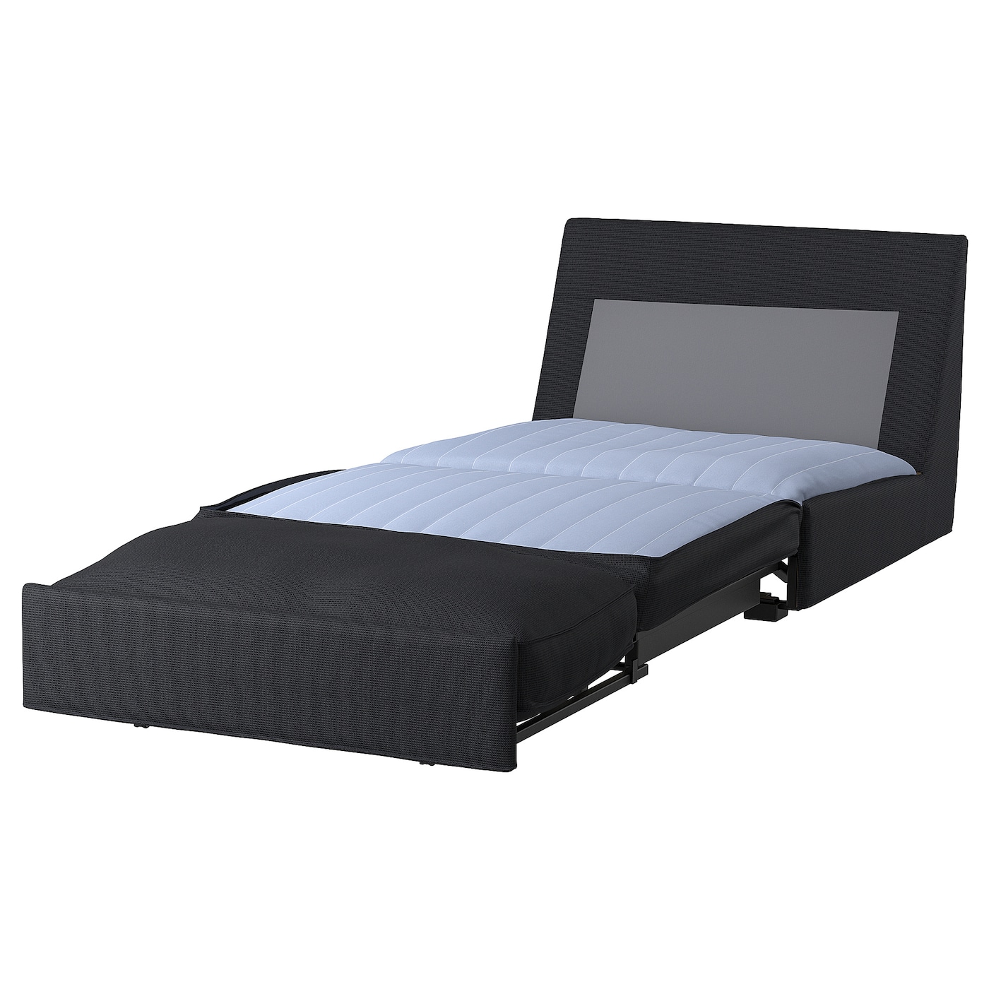 КИВИК 1 диван-кровать с откидной спинкой, Тресунд антрацит KIVIK IKEA уличный портативный надувной диван пляжная кровать ленивая популярная кровать с подушкой кровать для кемпинга воздушная кровать шезлон