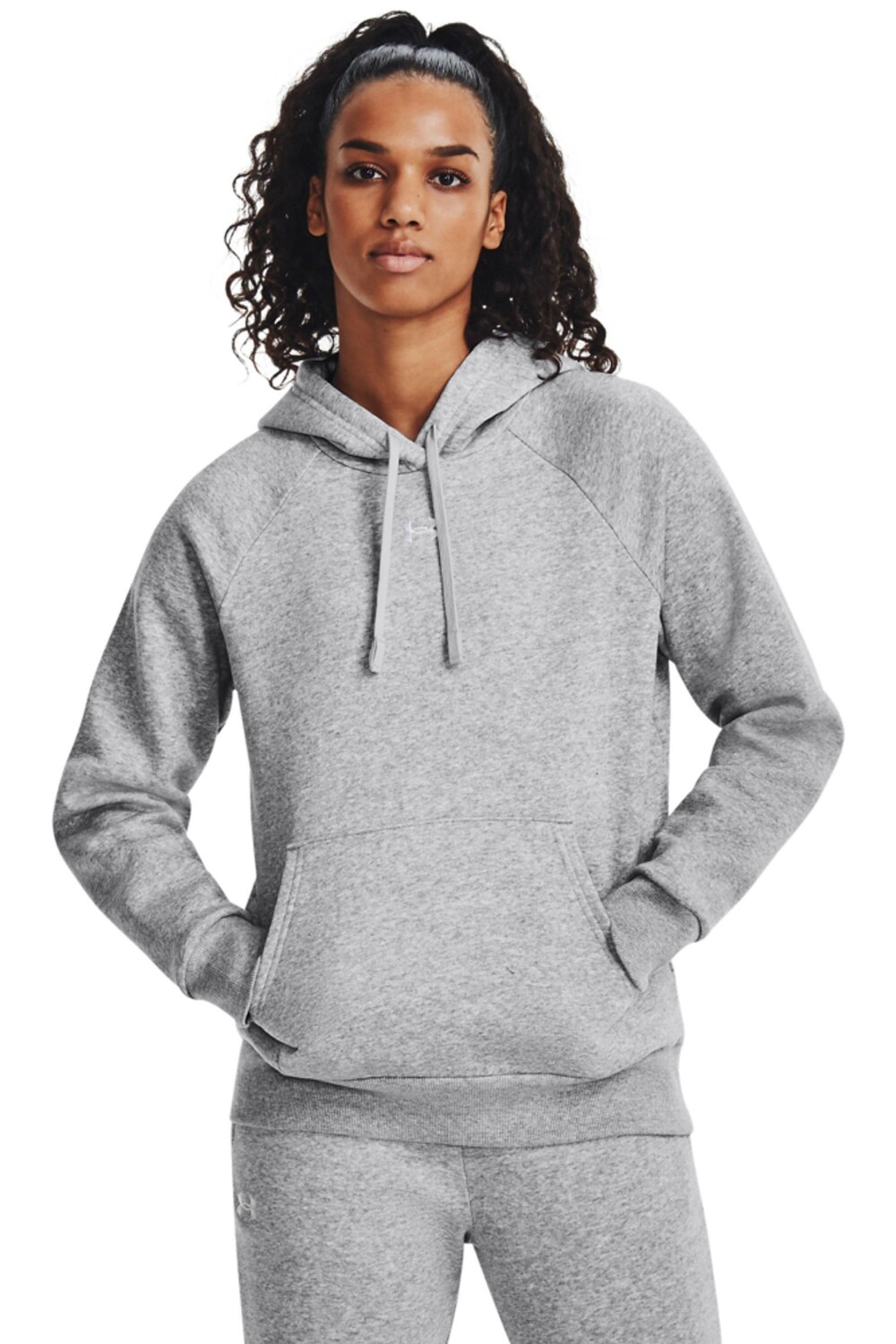 

Черная флисовая толстовка Rival Under Armour, серый, Черный
