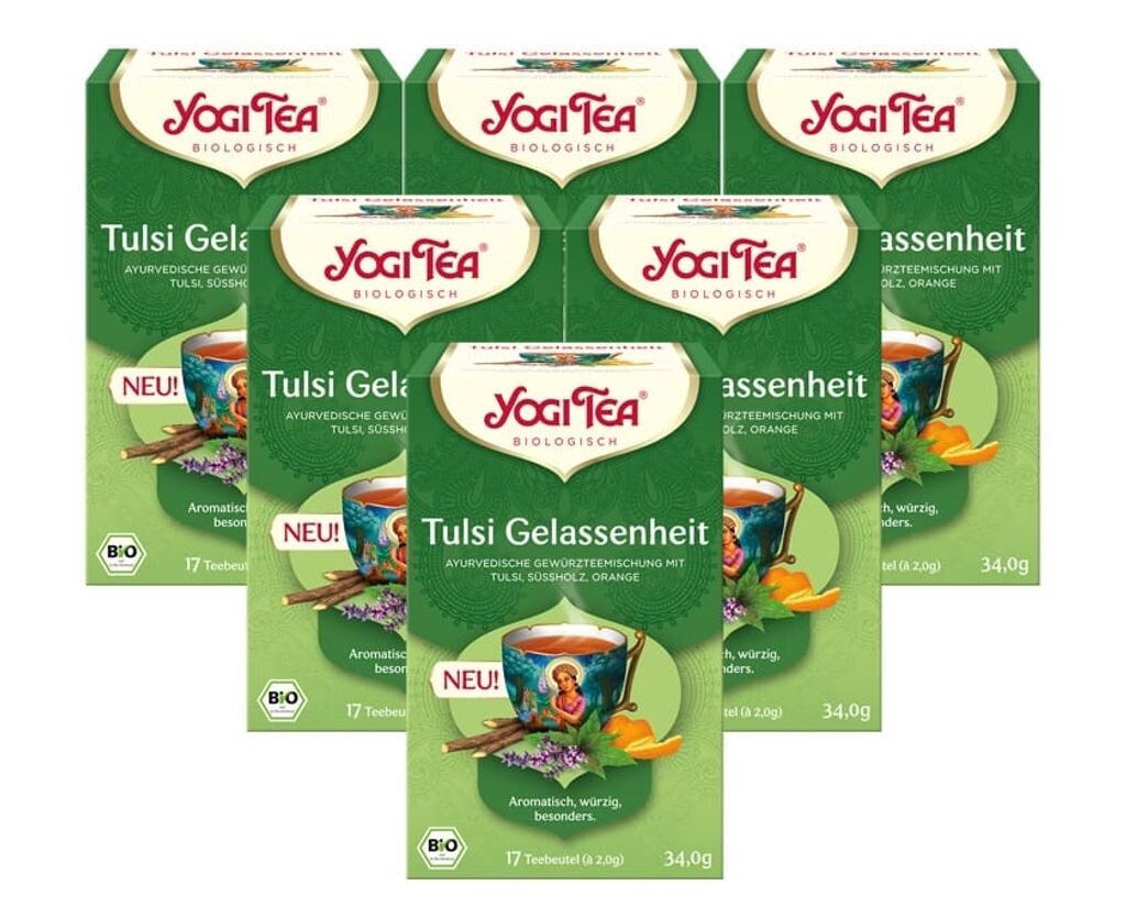 

6 xYOGI ЧАЙ Тулси Серенити | 6 х 34 г Yogi Tea