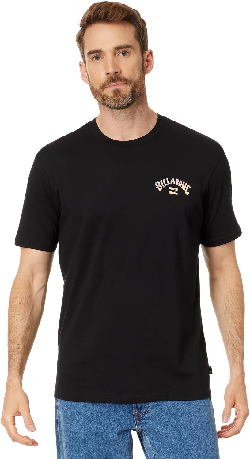 

Футболка с короткими рукавами и графическим рисунком Arch Fill Billabong, черный