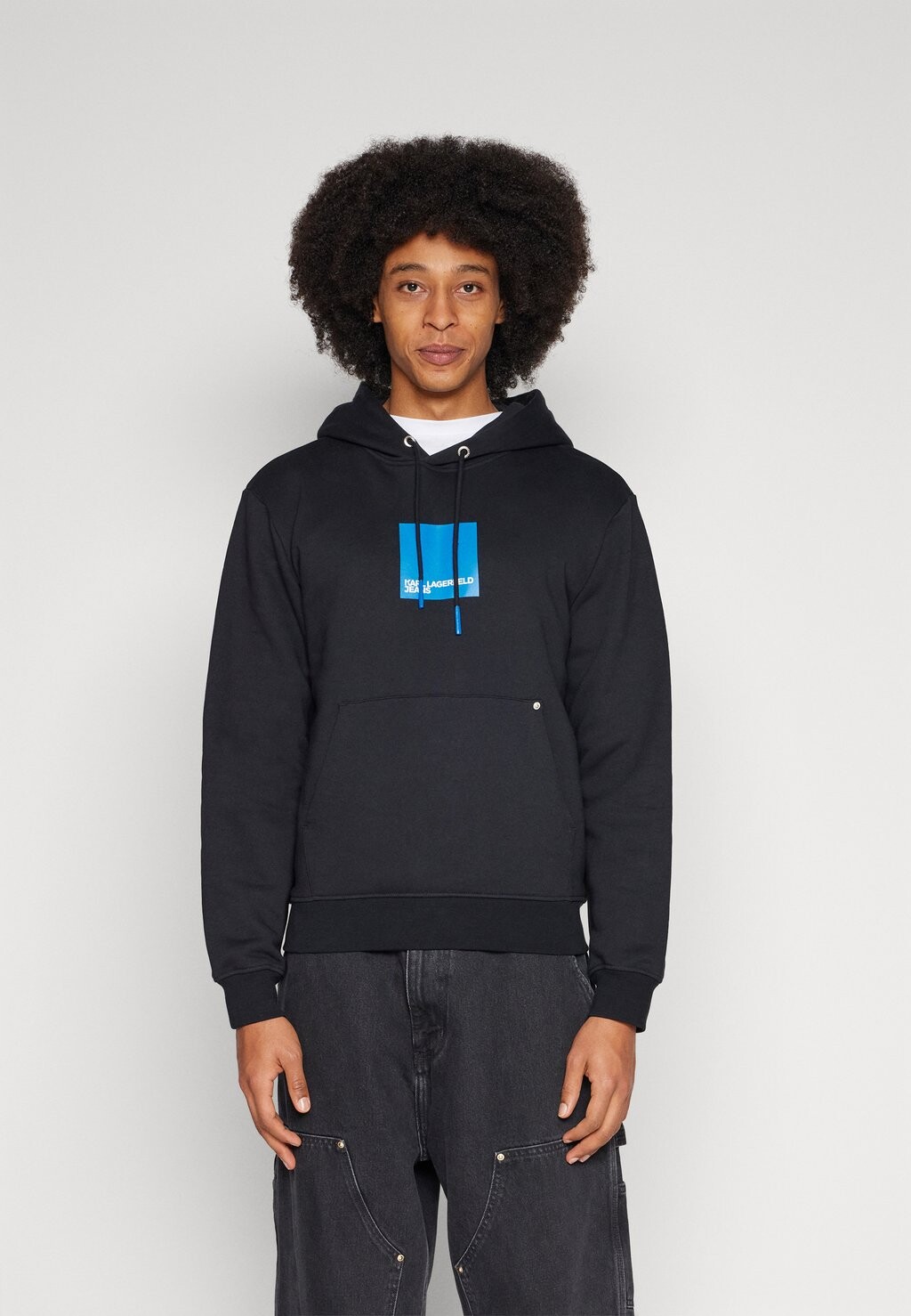

Толстовка Karl Lagerfeld Jeans REGULAR LOGO HOODIE UNISEX, черный