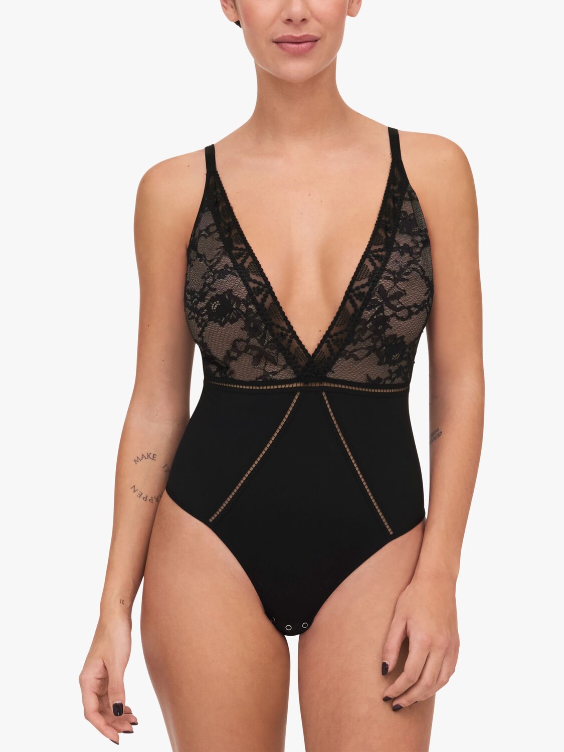 

Кружевное боди Passionata Olivia, черное