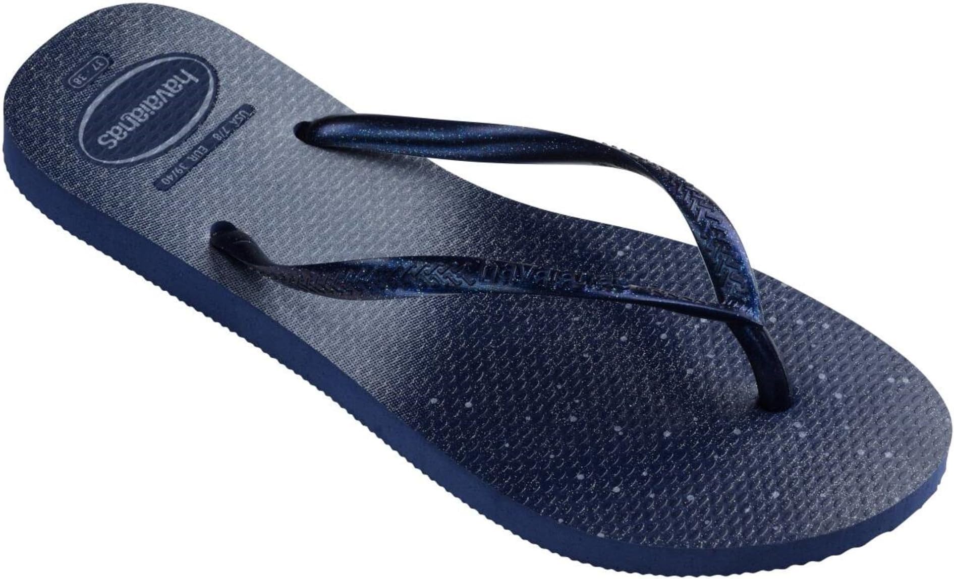 Шлепанцы Slim Gloss Flip Flop Sandal Havaianas, цвет Navy/Navy