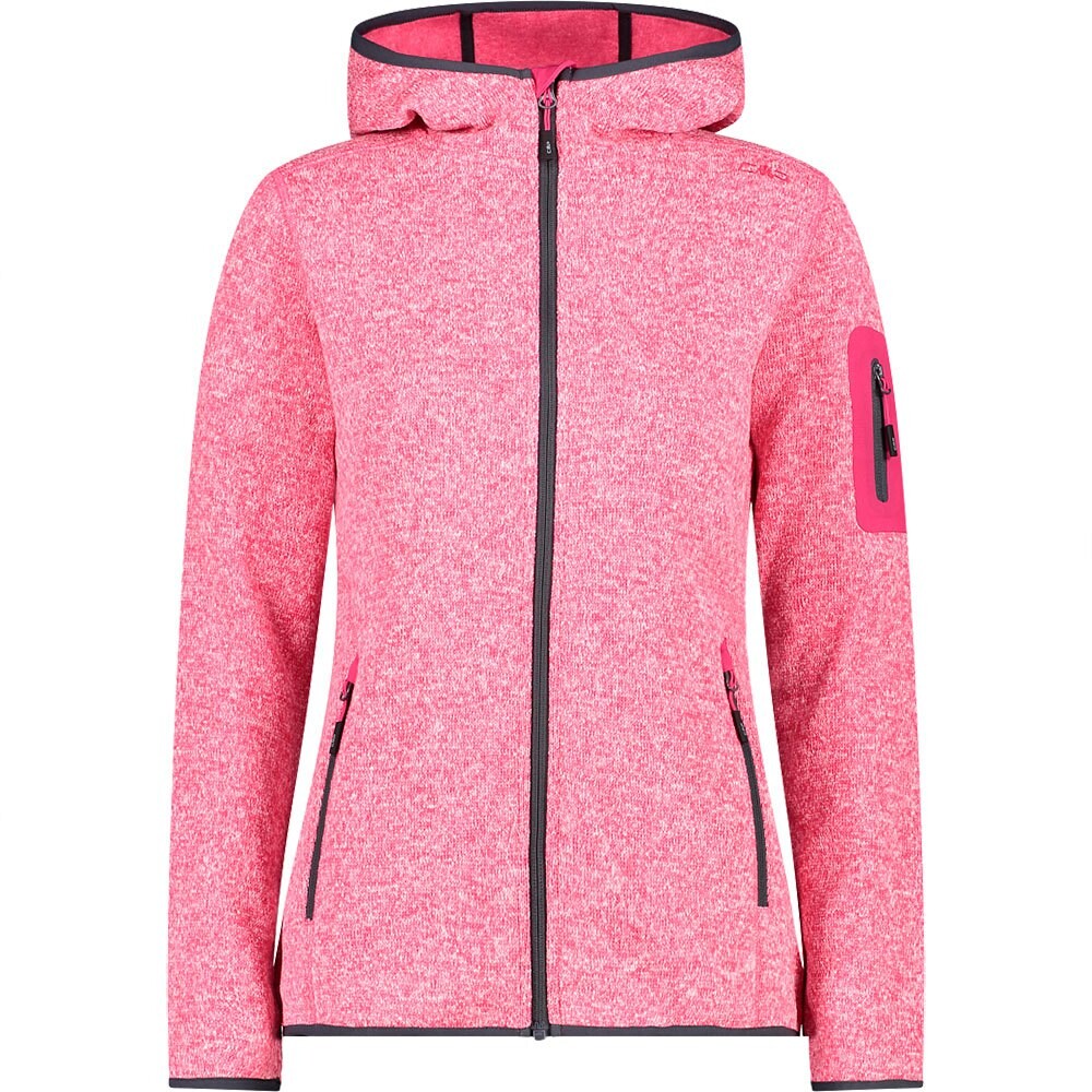 

Куртка CMP 3H19826 Hooded Fleece, розовый