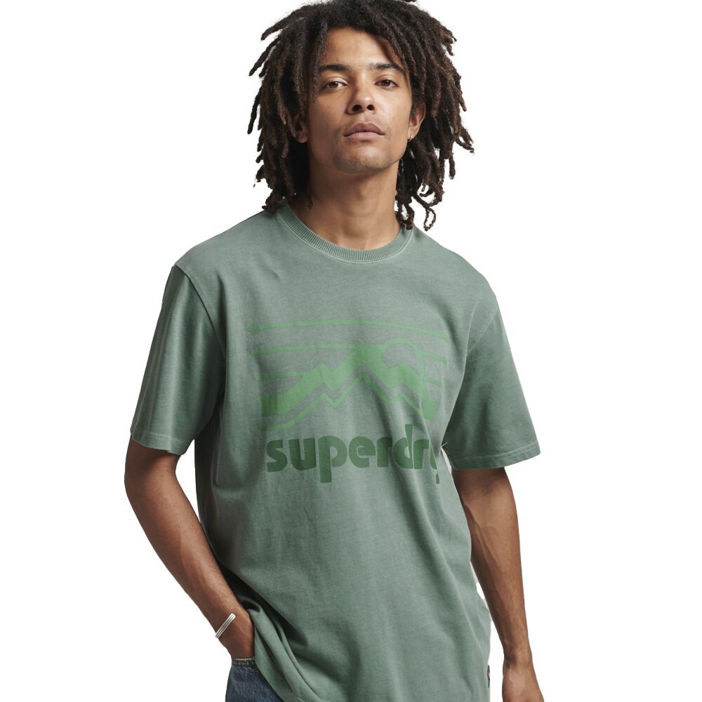 

Футболка Superdry Vintage 90S Terrain, зеленый