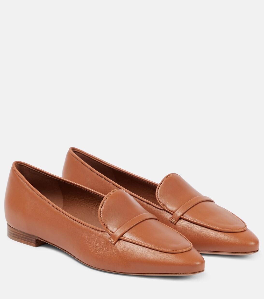 

Кожаные лоферы Bruni Malone Souliers, коричневый