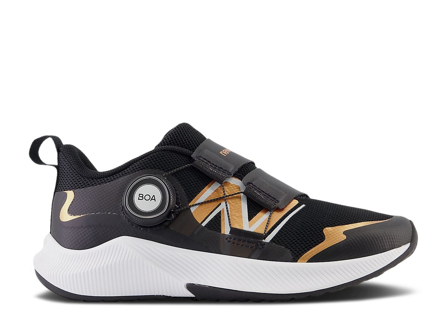 

Кроссовки New Balance Dynasoft Reveal V4 Boa Little Kid 'Black Copper', черный