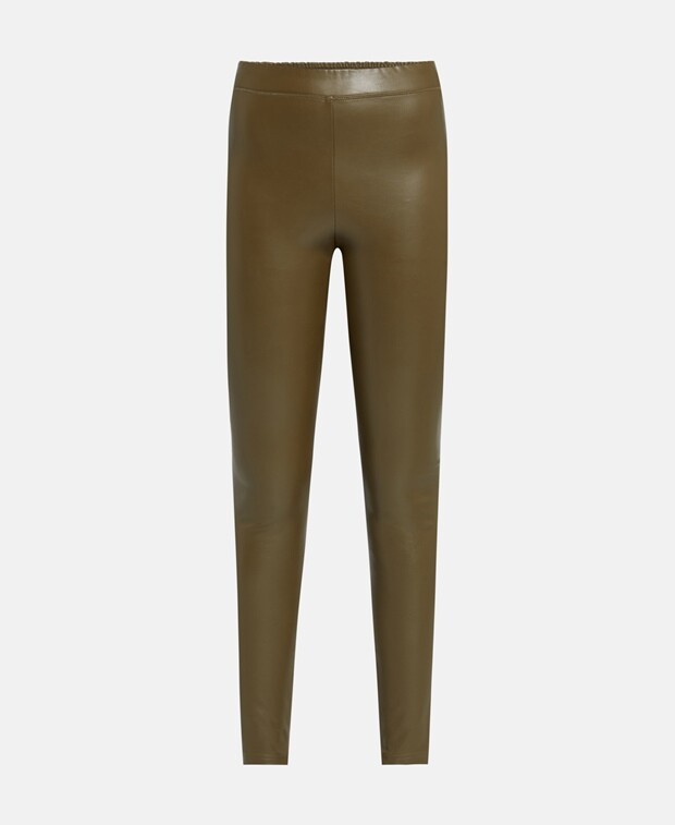 

Леггинсы из кожи Michael Michael Kors, хаки
