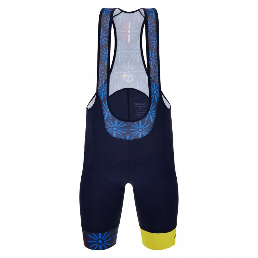 

Шорты Santini Trionfo Tour De France 2023 Bib, синий