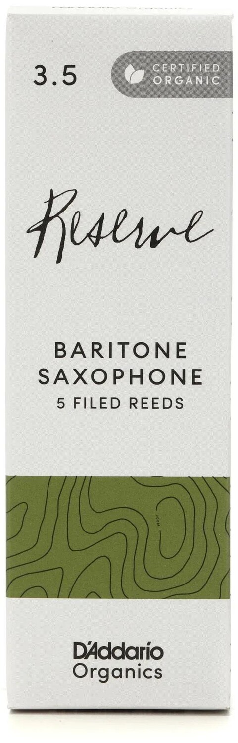 

Трости для баритона-саксофона D'Addario Organics Reserve — 3,5 (5 шт.)
