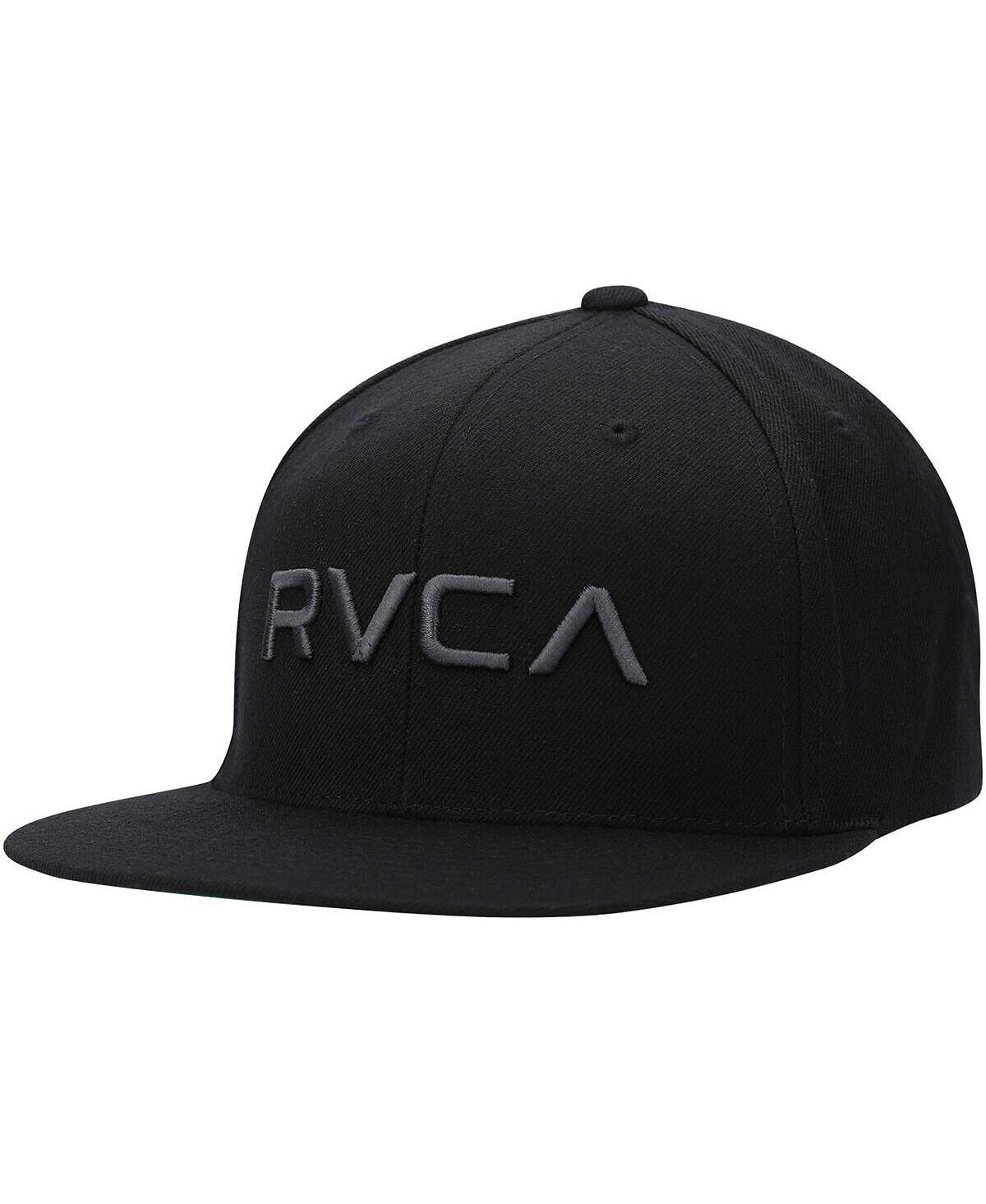 

Мужская регулируемая кепка Snapback из твила II - черная RVCA
