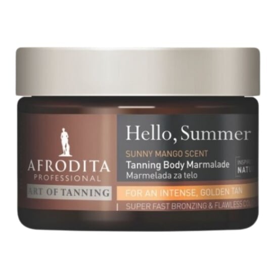 

Мармелад для интенсивного загара, 200мл Afrodita, Hello Summer