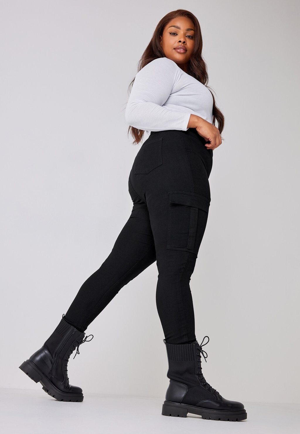 

Брюки карго Grace Yours Clothing, черный