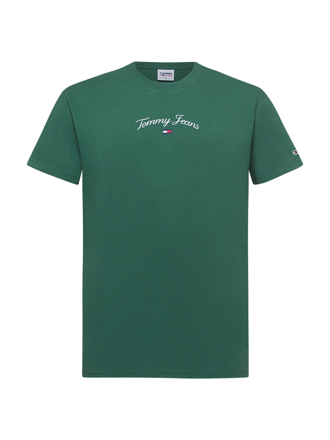 

Tommy Jeans хлопковая футболка свободного кроя с логотипом, темно-зеленый