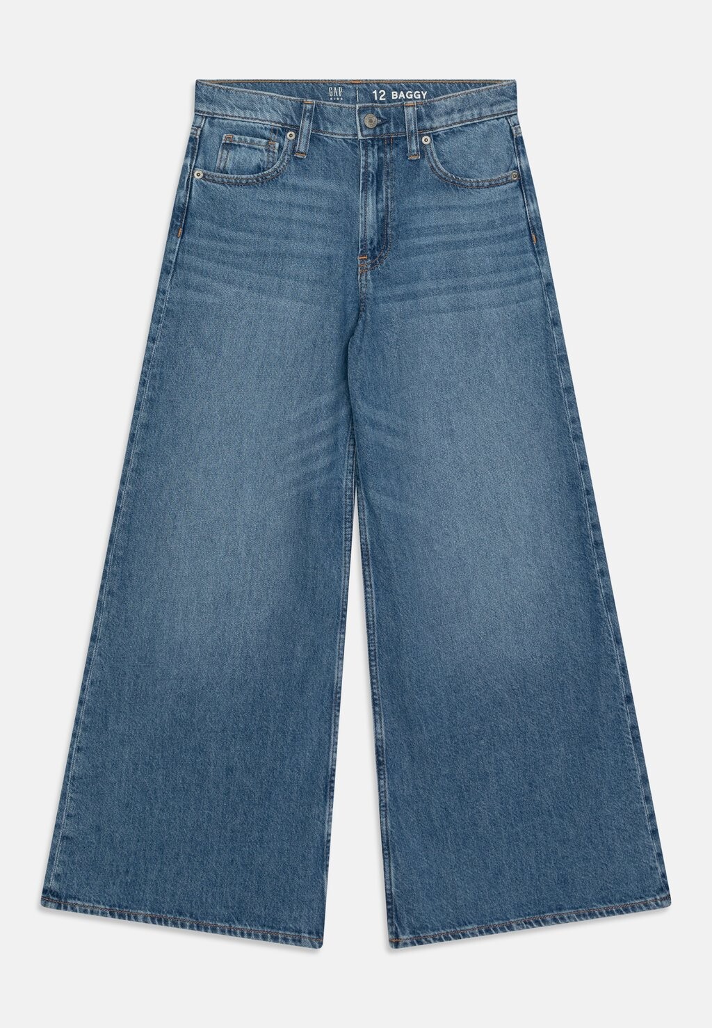 

Джинсы свободного кроя BAGGY GIRLS GAP, синий