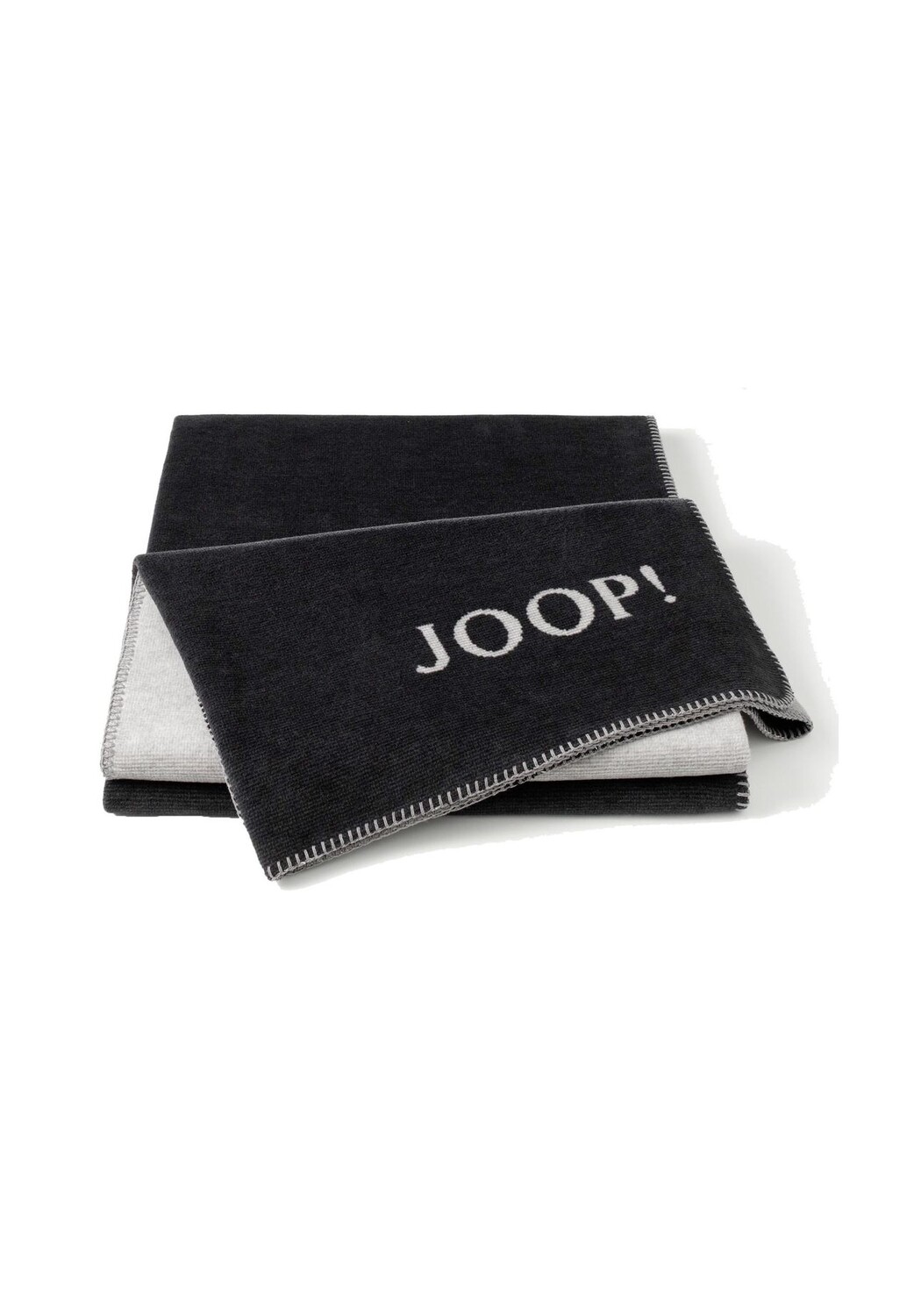 

Одеяла меланжовые двусторонние антрацит-серебро Joop!, серый