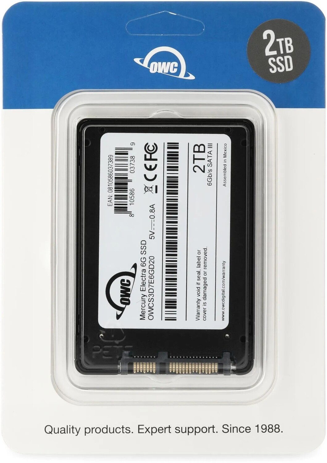 

Новый твердотельный накопитель OWC Mercury Electra 6G — 2 ТБ