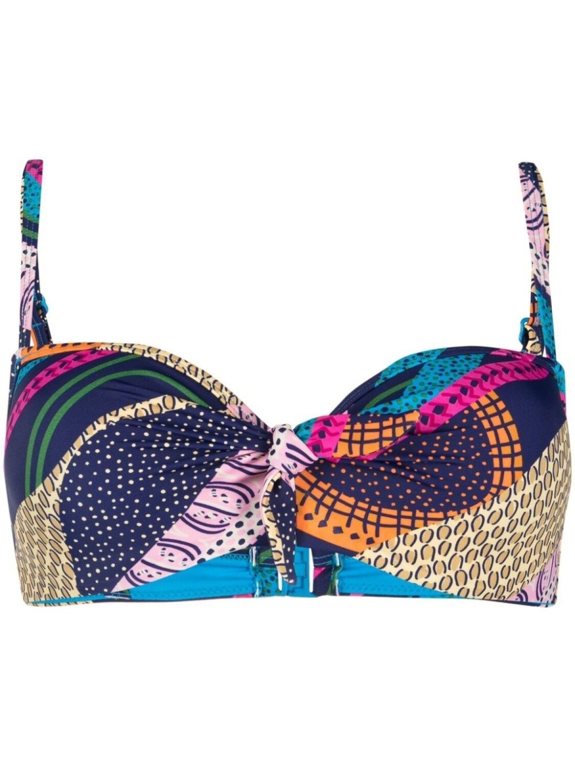 

Marlies Dekkers лиф бикини Lotus с принтом, синий
