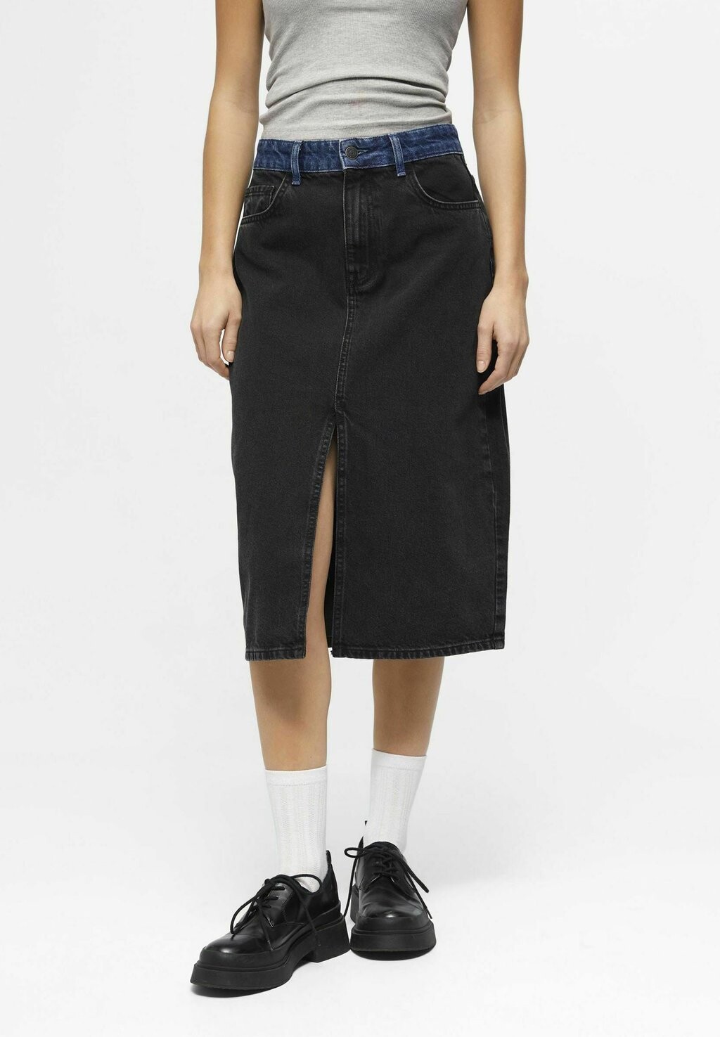 

Юбка Object, цвет black denim