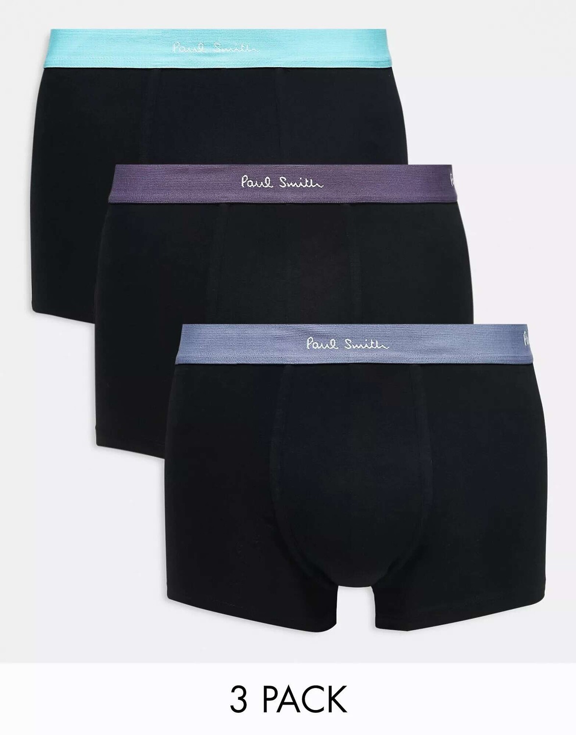 

Три пары черных плавок с поясом от Paul Smith