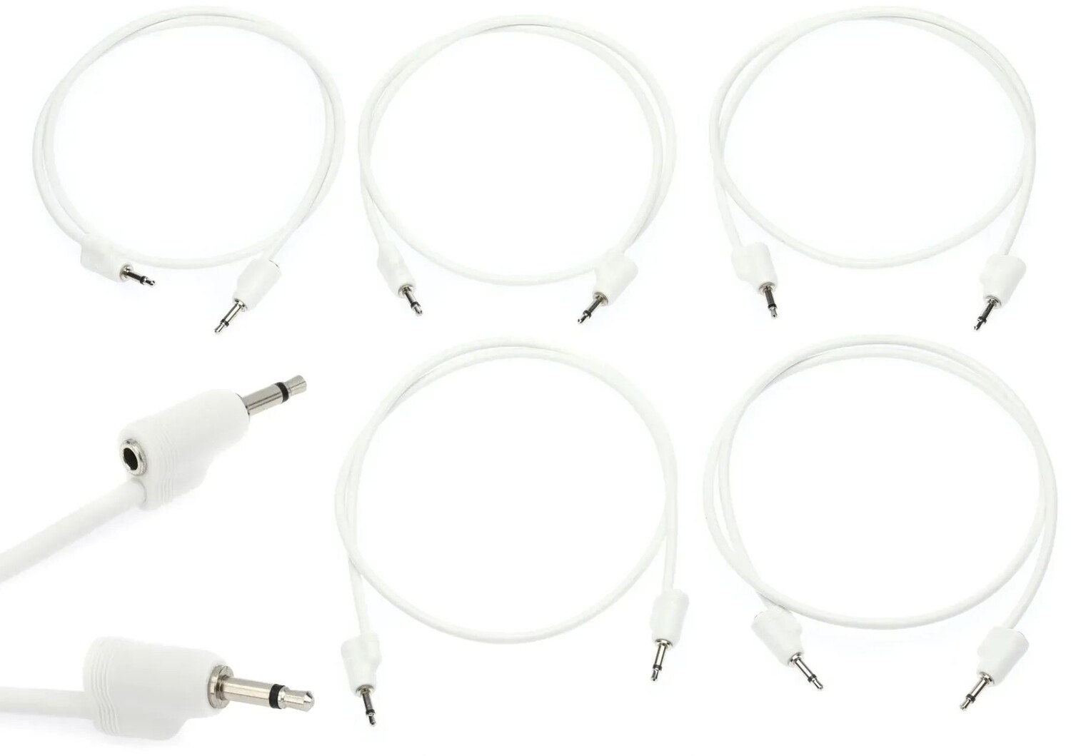 

Tiptop Audio Stackcable Eurorack Патч-кабель — 75 см, белый (5 шт.)