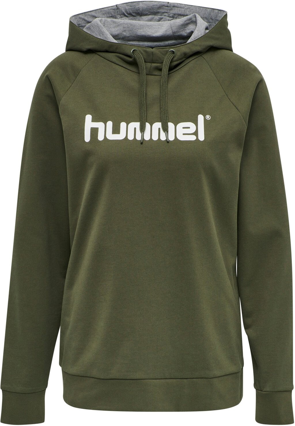 

Толстовка с капюшоном Hummel, оливковый, Зеленый
