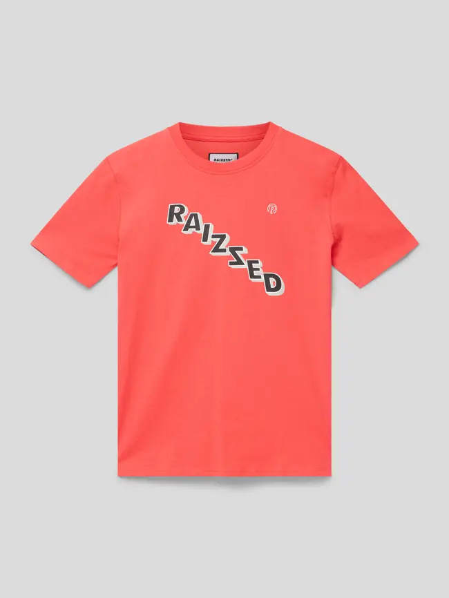 

Футболка с принтом этикетки Raizzed, красный