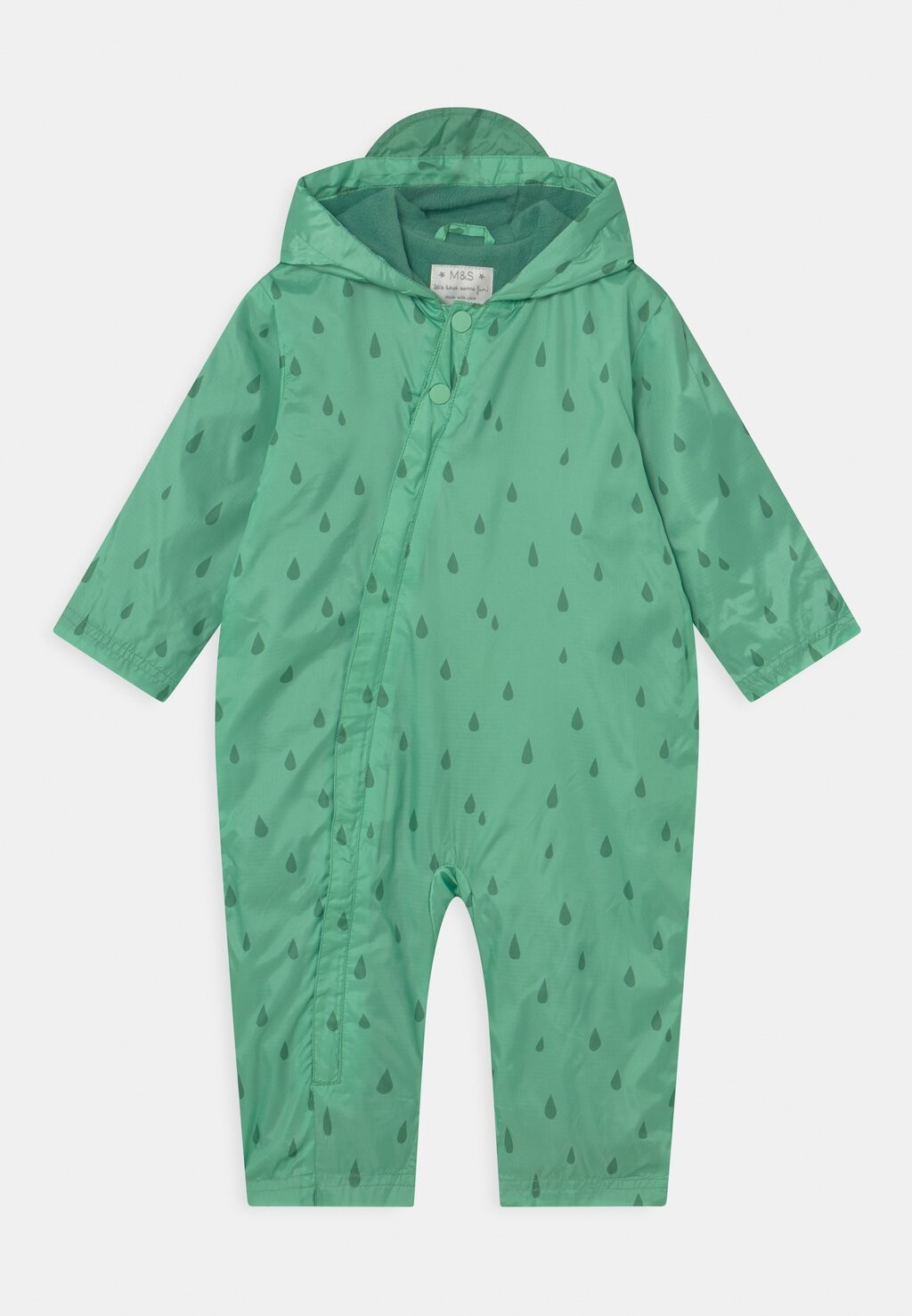 Комбинезон HOODED FROG PADDLE Marks & Spencer, цвет green mix