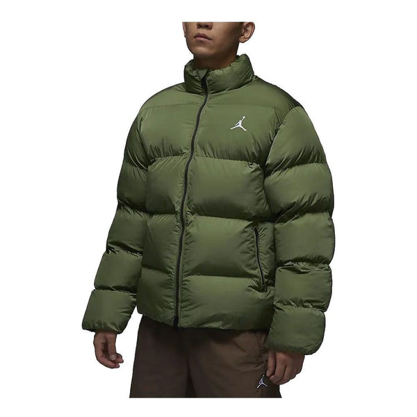 цена Куртка Air Jordan Essentials Poly Puffer Jacket 'Light Olive', зеленый
