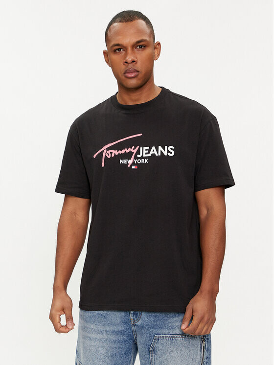 

Футболка стандартного кроя Tommy Jeans, черный