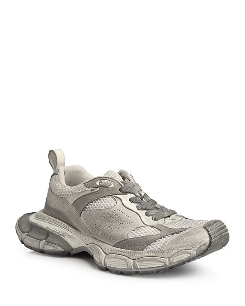 

Женские кроссовки 3XL с замшевой отделкой Balenciaga, цвет Gray, Серый