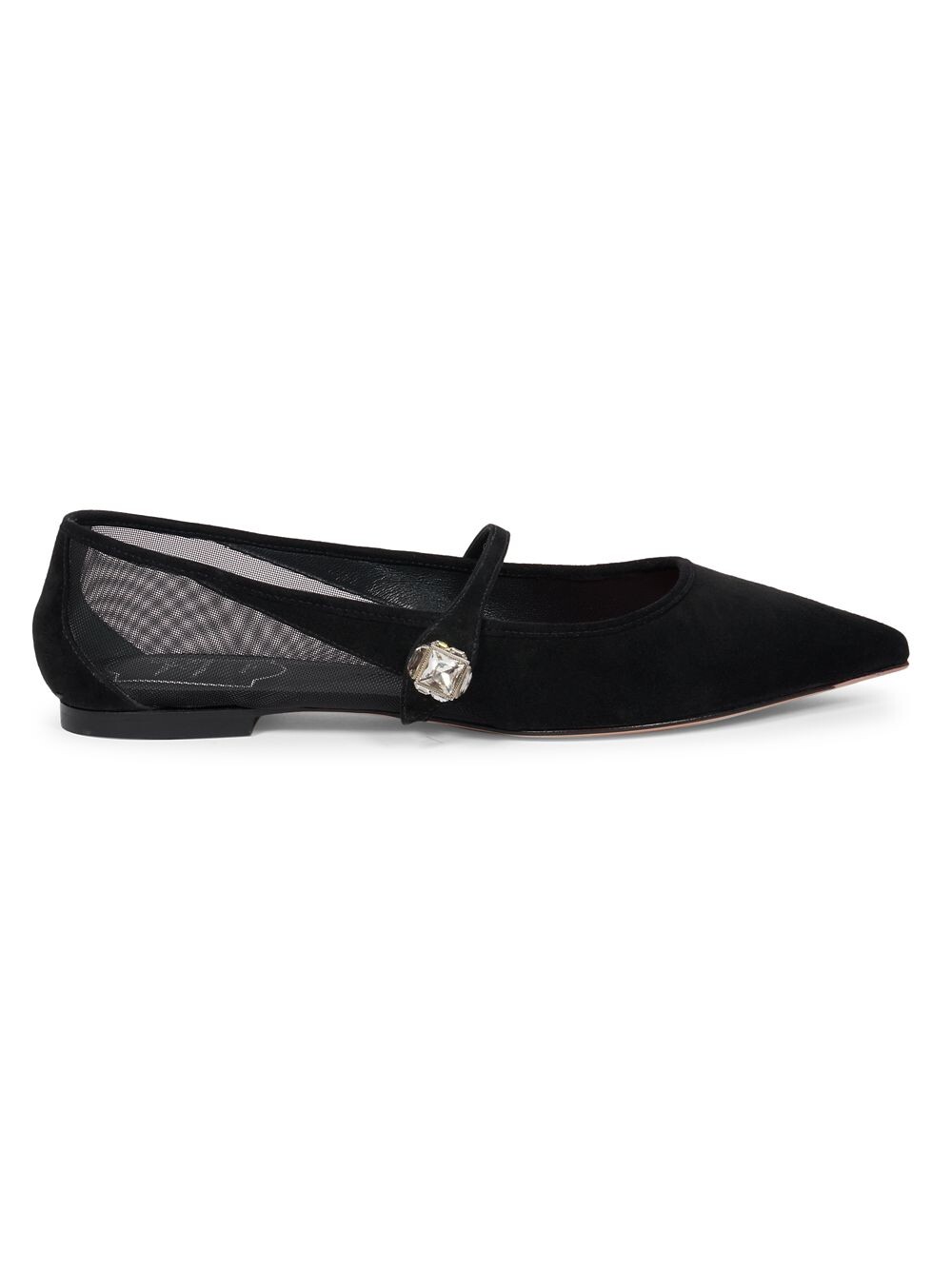 

Балетки Babies Sude & Net Roger Vivier, черный