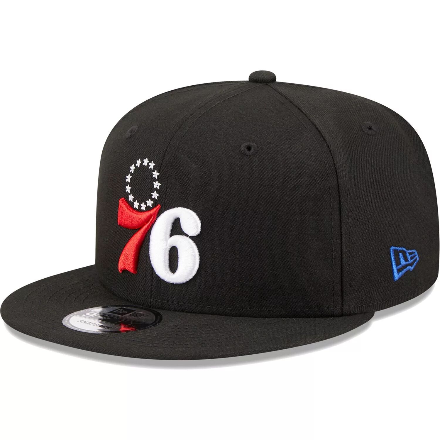 

Мужская кепка New Era Black Philadelphia 76ers Bold Back Script 9FIFTY Snapback