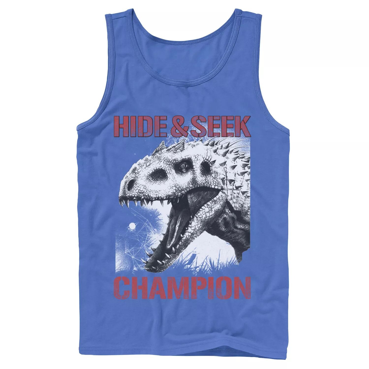 

Мужская майка с рисунком Jurassic World Indominus Hide & Seek Champ Licensed Character