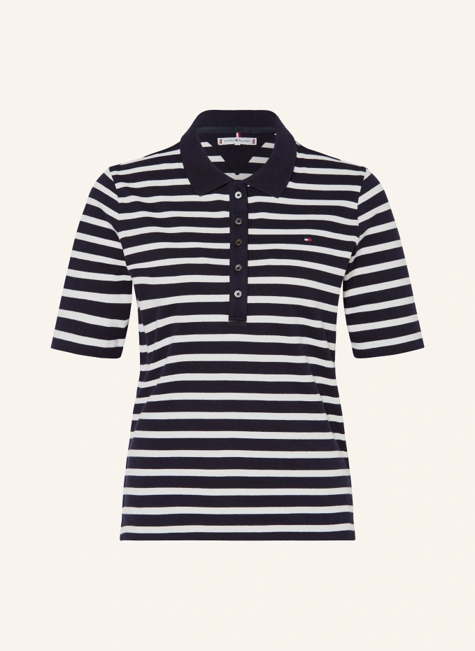 

Рубашка-поло из пике Tommy Hilfiger, черный