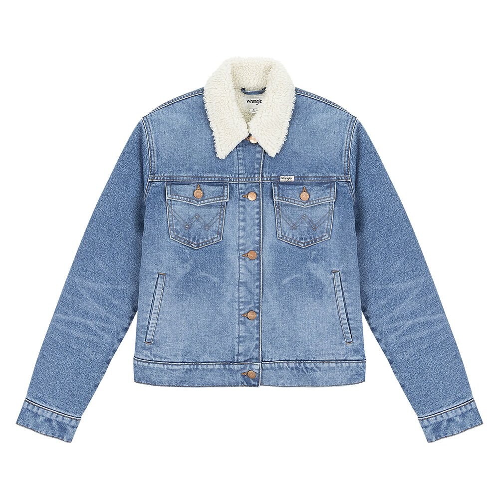 

Куртка Wrangler Heritage Sherpa Denim, синий