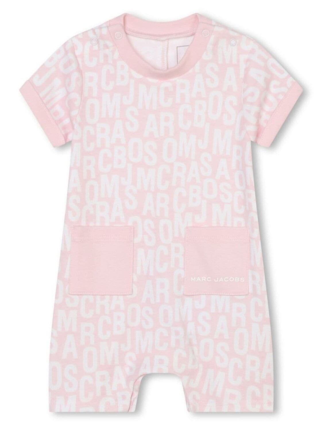 

Marc Jacobs Kids ромпер с логотипом, розовый
