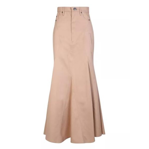 

Юбка flared high-waisted long skirt Burberry, мультиколор