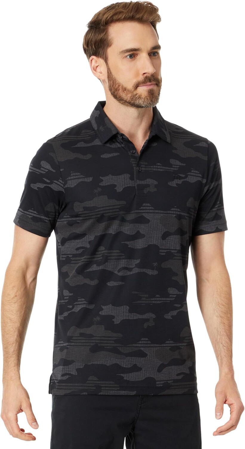 

Рубашка-поло Beachside Stealth TravisMathew, черный